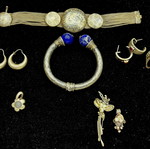 Silver handmade jewelry set