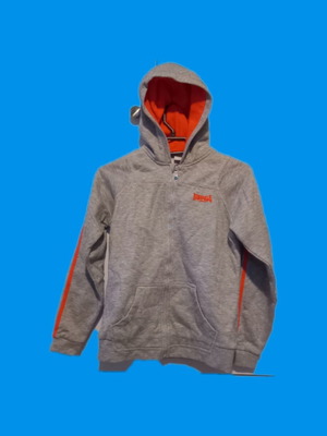 Lonsdale Y2K Hoodie Like New Grey and Pink