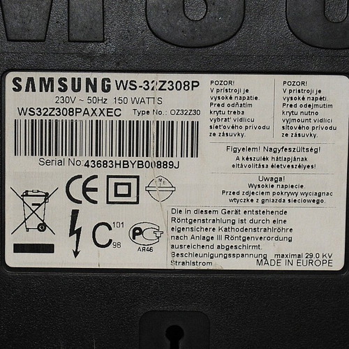 Samsung 32-inch SlimFit CRT TV WS-32Z308P