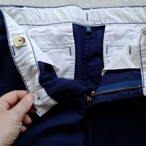 Boys' blue fabric pants Zara used size 140 cm