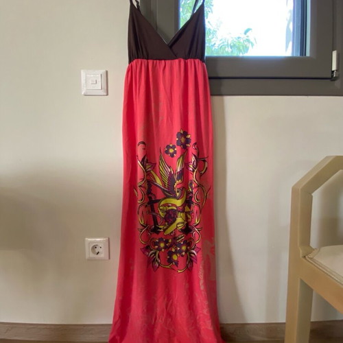 Le Vertige dress like new, one size, brown and pink