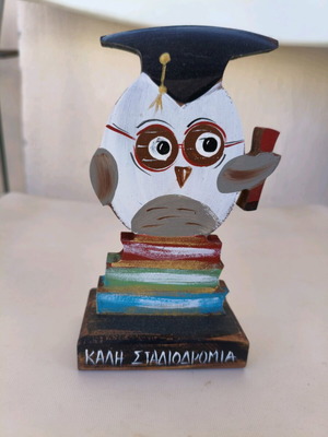 Handmade wooden BN art figurine Good Career