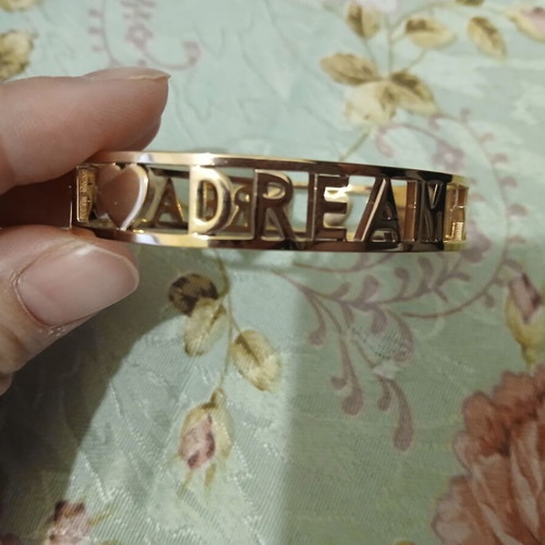 Dream Stainless Steel Bracelet New Pink Gold