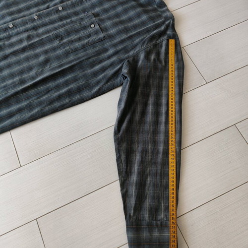 King's Road men's shirt 4XL like new, black checkered