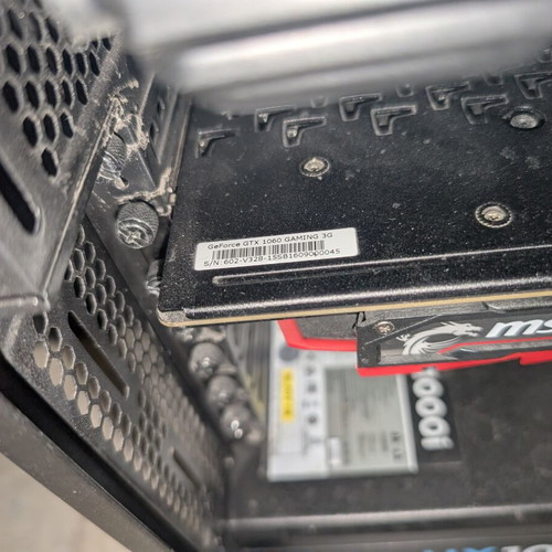 Gaming PC MSI NVIDIA GTX1060 i7-7700K 16GB DDR4 1000W PSU Platinum AIO DVD Optical Drive like new