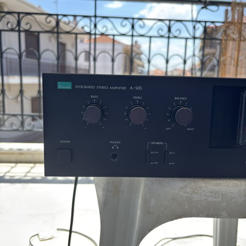 Sansui A-505 vintage stereo amplifier used, fully functional
