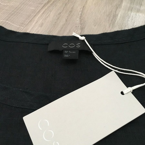 COS linen shirt M black, new