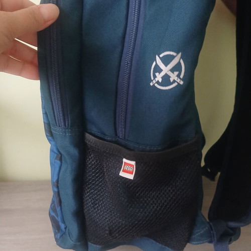 School bag used with visible defects