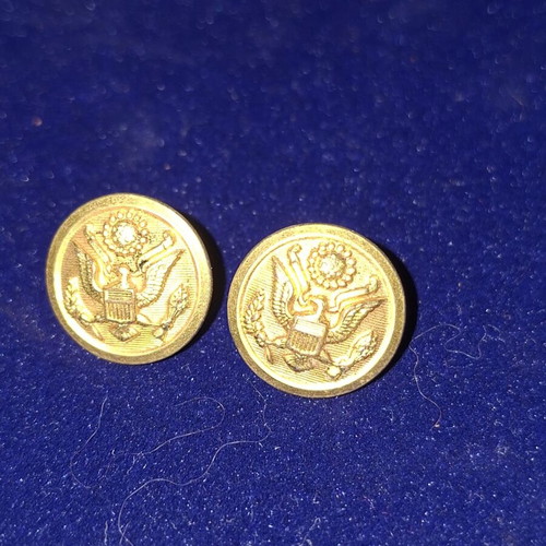 Small US military uniform buttons WWII