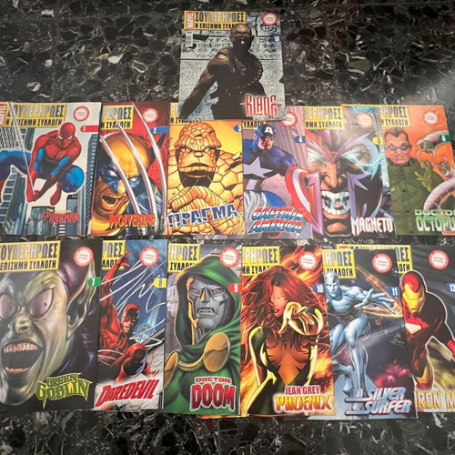 Eaglemoss Classic Marvel Figurine Collection 13 pieces used