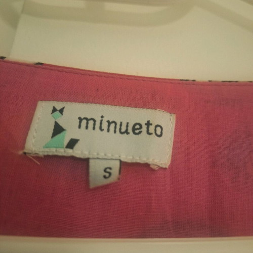 Minueto fuchsia wrap midi dress with eyes like new