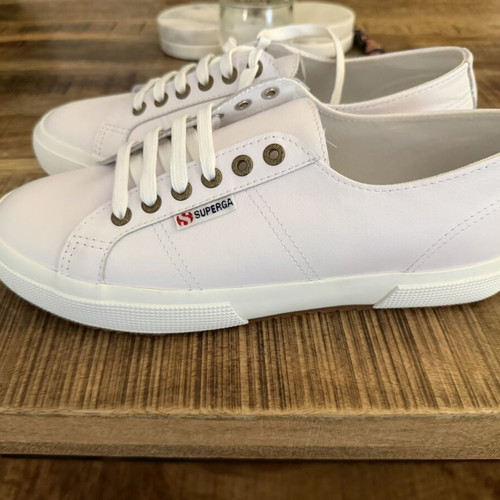 Superga sneakers white size 43 new