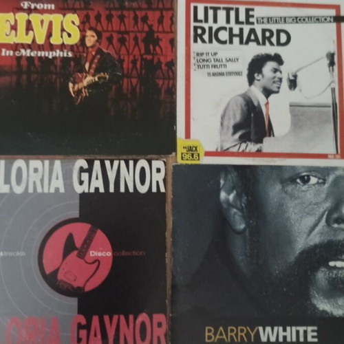 CD collection used, 5 classic R&B and soul artists