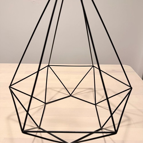 Minimal black ceiling light like new for pendant