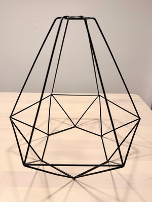 Minimal black ceiling light like new for pendant