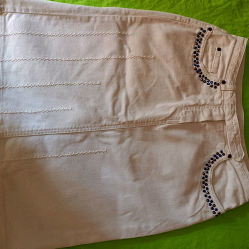 Dolce & Gabbana women's clothing set used, 2 denim skirts, pants, straw hat