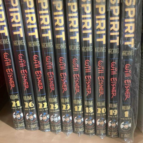 The Spirit Archives 9-volume set brand new by Will Eisner