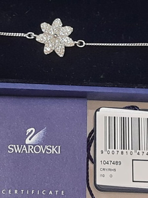Swarovski Liddy Bracelet new, rare retired design with pavé crystals