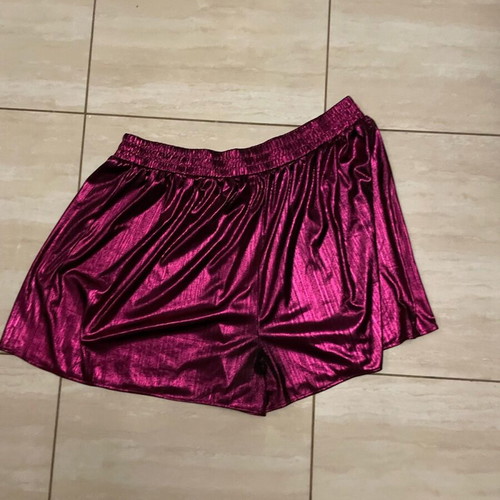 Zara pleated shorts used, purple, size L