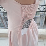 Vintage pink dress with lace