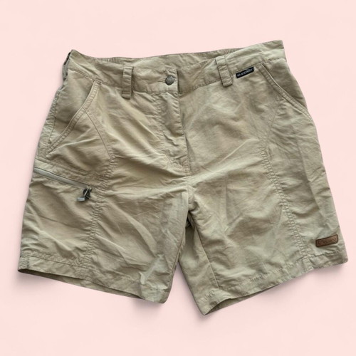 Iguana Women's Supplex Sahara Hiking Shorts Size S Beige like new