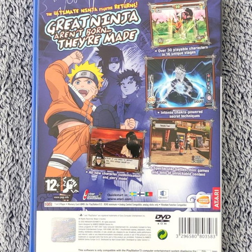 Naruto Ultimate Ninja 2 PS2 used with booklets