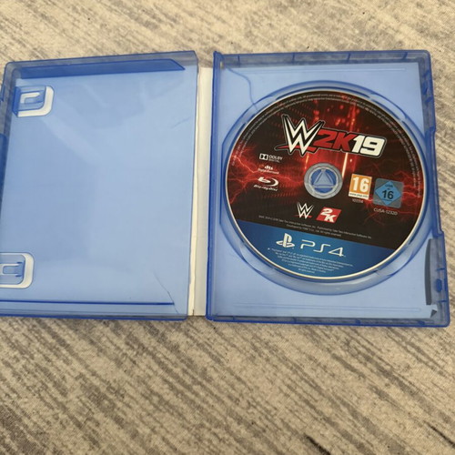 WWE 2K19 PS4 game in moderate condition