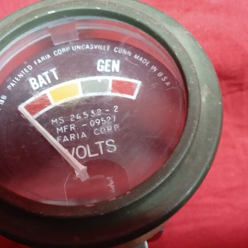Voltmeter vehicle M series US ARMY used