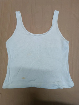 Parthenis women's knitted top used, white, size M