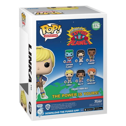 Funko Pop Linka from Captain Planet and the Planeteers new