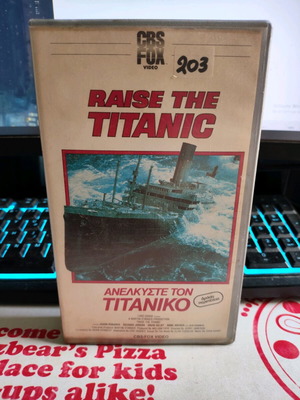 Raise the Titanic video cassette like new with subtitles
