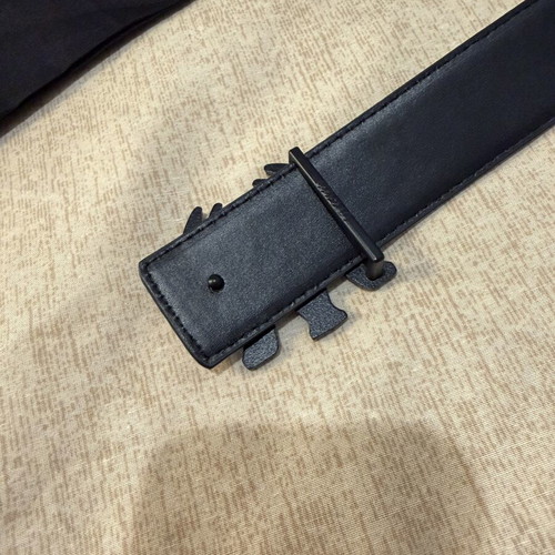Amiri men's belt black, new, size 120
