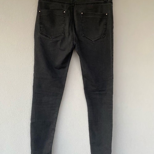 Stradivarius Black Elastic Jeans Like New, Size M to L