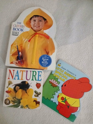 English books like new, set of 3 for children