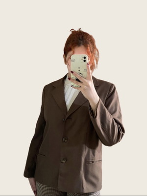 Brown jacket used, size M-L