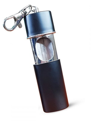 Black pocket ashtray new