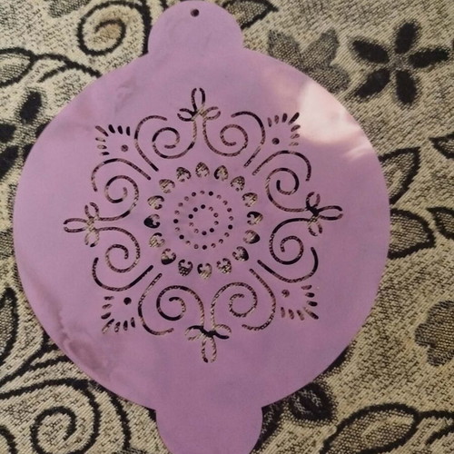 Stencil for confectionery new, for sweets and drinks