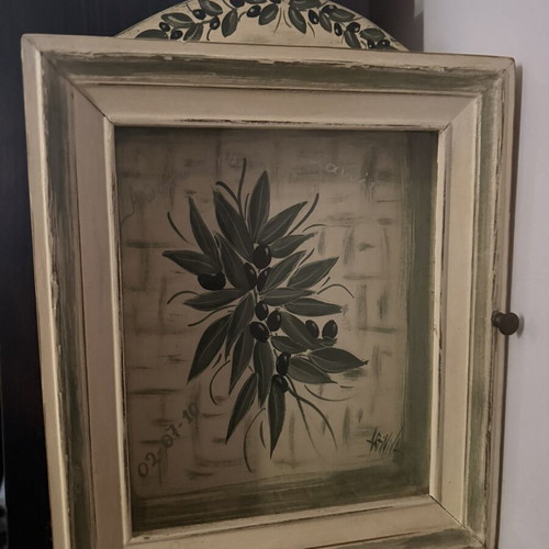 Handmade Case for Couple with Glass and Magnet Closure