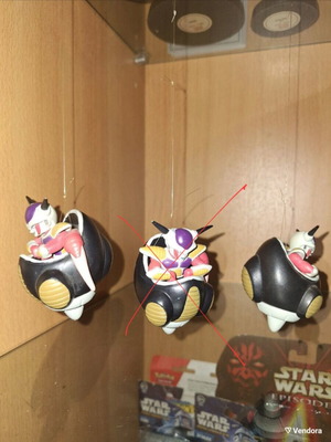 Frieza's 1st Form Figures used, set of 2 by Hachette
