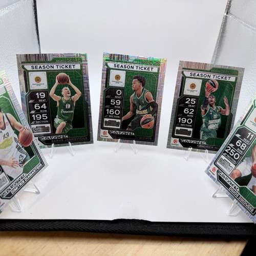 Panathinaikos Collection season ticket cards like new
