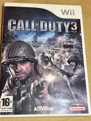 Call of Duty 3 Wii game
