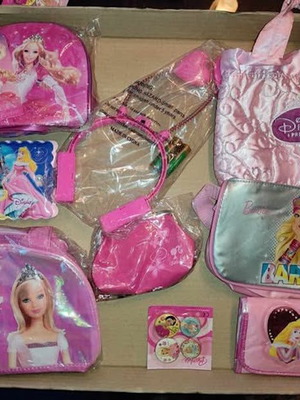 Barbie αξεσουάρ και Disney καινούργια, σετ 10 τεμαχίων