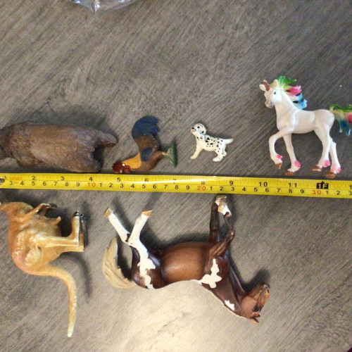 Schleich collection of 13 animals used