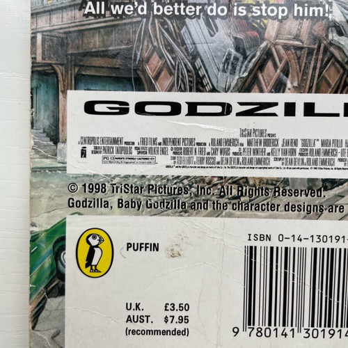 Godzilla 1998 comic used, in English