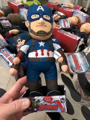 Captain America Avengers Age of Ultron 10” plush figure Marvel new
