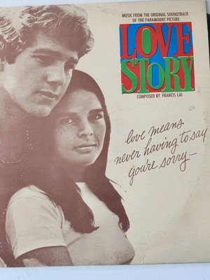 Love Story βινύλιο 33 στροφών σαν καινούργιο, pop soundtrack