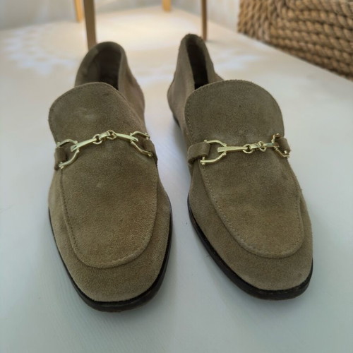 Zara women's beige suede shoes like new, size 37