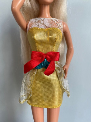 Mattel Barbie Fashion Evening Mini Dress 1995 vintage