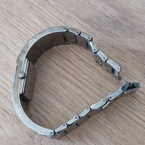 Morgan de Toi MB62B women's watch like new with metal bracelet and rhinestones