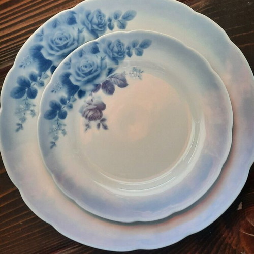 Collectible plates from Scandinavian porcelain Christineholm, 2 pieces new